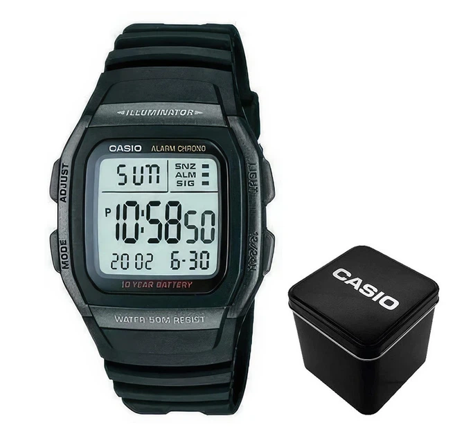 Наручний годинник Casio W-96H-1B - изображение 2