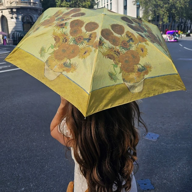 Парасолька жіноча Fulton National Gallery Tiny-2 L794 Sunflowers (Подсолнухи) - изображение 2