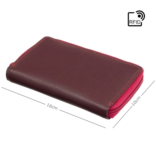 Гаманець жіночий Visconti RB98 Aruba (Plum Multi) - изображение 4