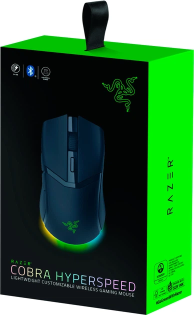 Миша Razer Cobra Hyperspeed Wireless/Bluetooth/USB Black (RZ01-05570100-R3G1) - зображення 6
