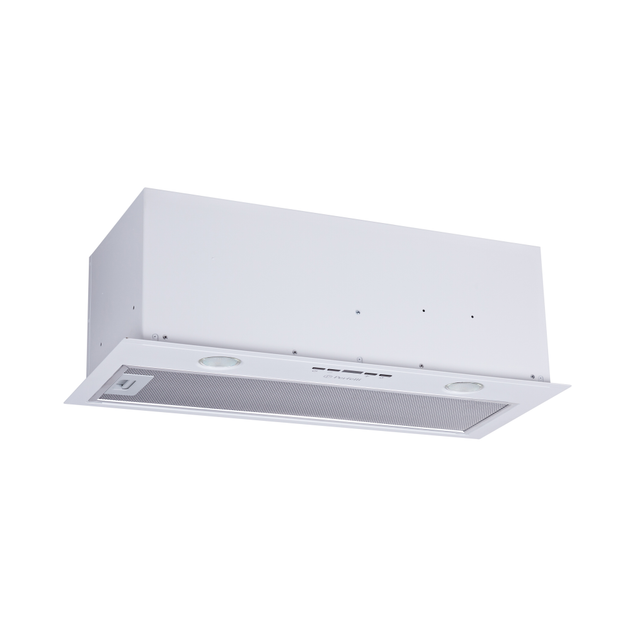 Белая мощная кухонная вытяжка Perfelli BIET 6512 A 1000 W LED, встраиваемая в шкаф, 1000 куб.м., 60 см - изображение 2