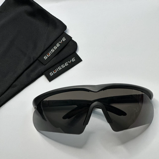 Окуляри тактичні (балістичні) Swiss Eye Raptor Black 10161 - зображення 4