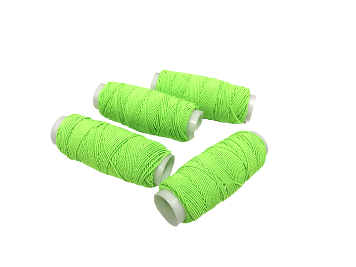 Нитки FROM FACTORY NCV резиновые Салатовые 1шт/0.9мм/25м - изображение 3