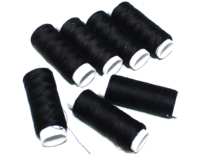 Нитки FROM FACTORY KNP №40 Китай черные 10шт - изображение 2
