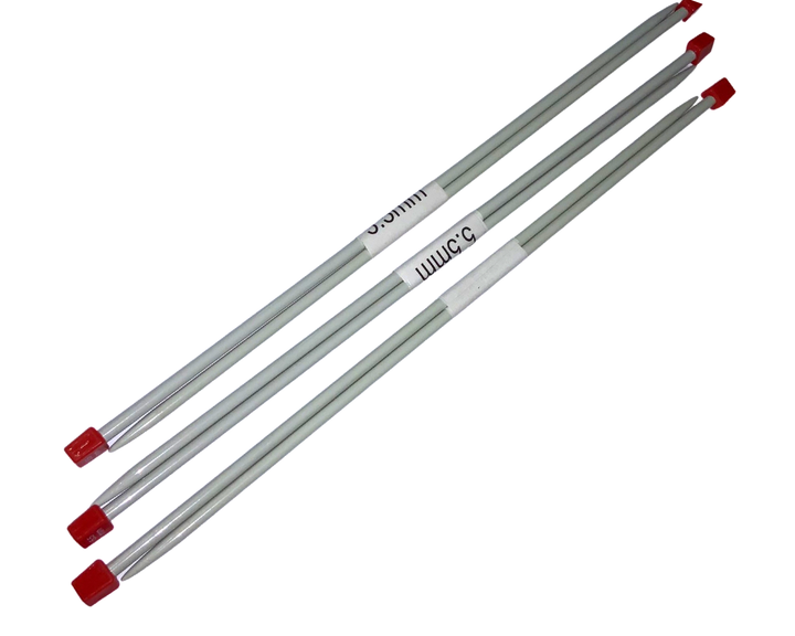 Спиці FROM FACTORY SD55 в'язальні довгі тефлонові №5.5/35см - зображення 4