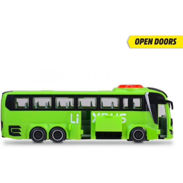 Туристический Автобус Dickie Toys Фликсбасс 26,5 см с открывающейся дверью и багажником (3744015) Салатовый - изображение 2
