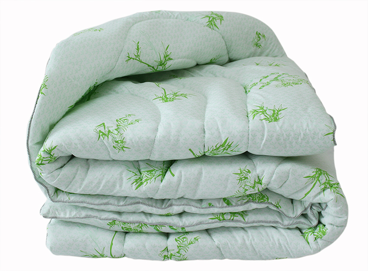 Комплект Ковдра демісезонна еко-пух "Eco-Bamboo white" Євро + 2 подушки 50х70см Tag Tekstil (291) - зображення 4