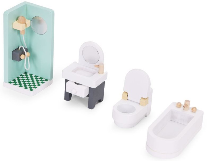 Mebelki do domu dla lalek Multistore 30 elementów (5905817008179) - obraz 3