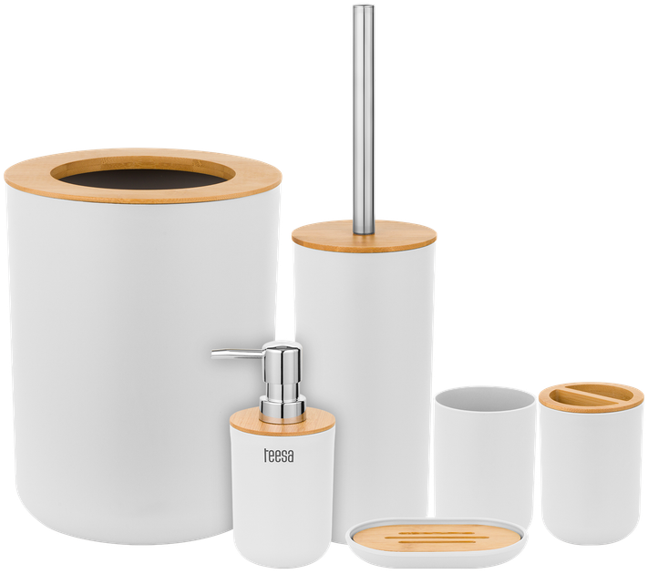 Набір аксесуарів для ванної кімнати Teesa TSA0400-W - зображення 1