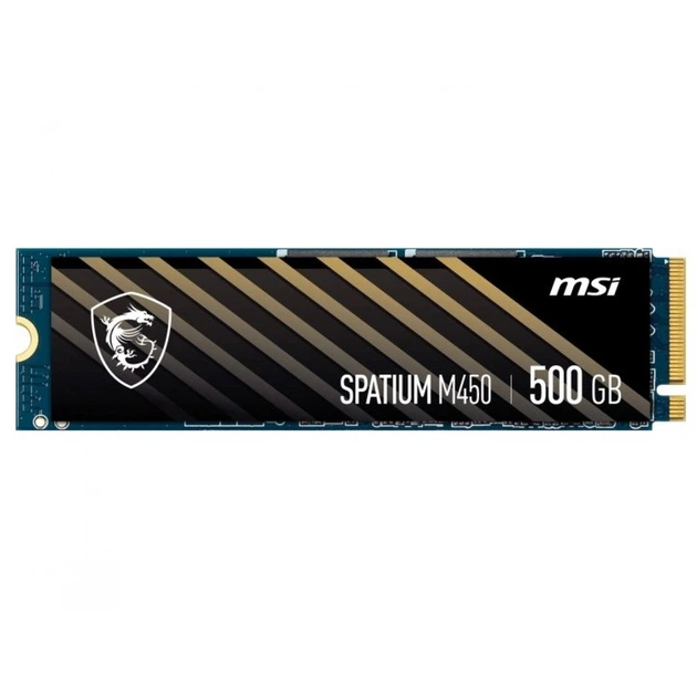 内蔵型SSD MSI SPATIUM M450 500GB M.2 NVMe SSD Накопитель SSD 500GB MSI Spatium M450 M.2 2280 PCIe 4.0 x4 NVMe 3D