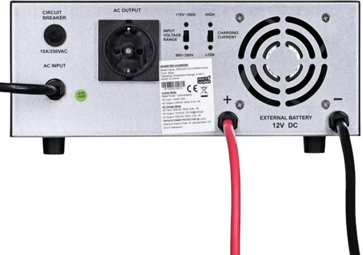 ДБЖ Orvaldi Line-Interactive LCD INV12-840W Black (INV12-840W) - зображення 2