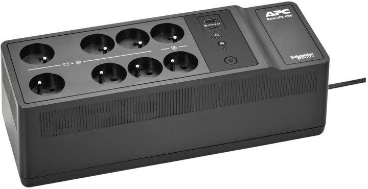 ДБЖ APC LCD 1050VA/600W Black (BE1050G2-FR) - зображення 2
