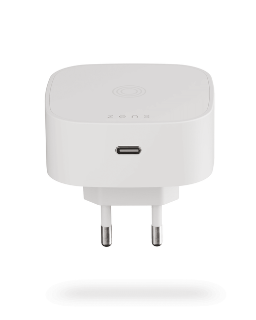 Бездротовий зарядний пристрій Zens Wireless Charging Adapter White (ZESC18W/00) - зображення 6