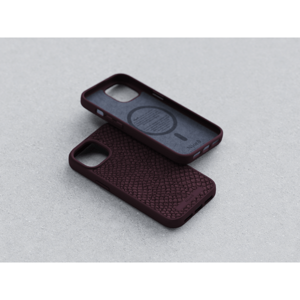 Чехол-накладка Njord Salmon Leather MagSafe Case Rust для iPhone 15 Plus (NA52SL03) - изображение 12