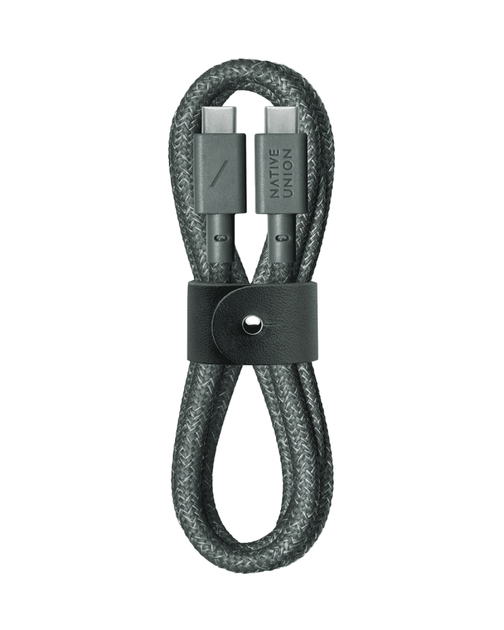 Кабель USB-C to USB-C Native Union Belt Cable Slate Green (1.2 m) (BELT-C-GRN-2-NP) - зображення 7