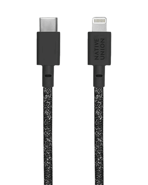 Кабель USB-C to Lightning Native Union Belt Cable Cosmos Black (1.2 m) (BELT-KV-CL-CS-BK-2) - изображение 13