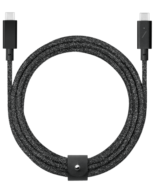 Кабель USB-C to USB-C Native Union Belt Cable Pro 240W Cosmos Black (2.4 m) (BELT-PRO2-COS-NP) - Фото 12 Кабель USB-C to USB-C Native Union Belt Cable Pro 240W Cosmos Black (2.4 m) (BELT-PRO2-COS-NP) - изображение 12