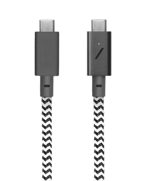 Кабель USB-C to USB-C Native Union Belt Cable Pro 240W Zebra (2.4 m) (BELT-PRO2-ZEB-NP) - Фото 11 Кабель USB-C to USB-C Native Union Belt Cable Pro 240W Zebra (2.4 m) (BELT-PRO2-ZEB-NP) - изображение 11