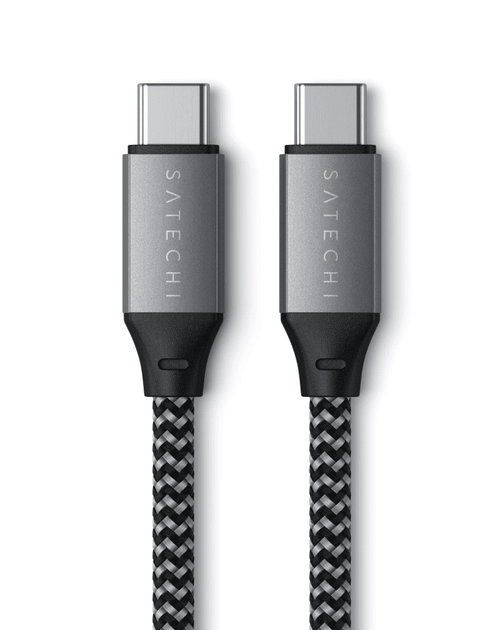 Кабель Satechi USB-C to USB-C Cable 100W Space Gray (2 m) (ST-TCC2MM) - изображение 9