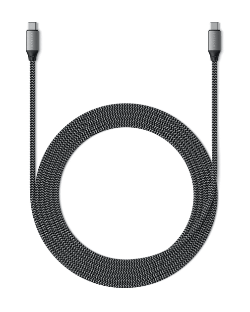 Кабель Satechi USB-C to USB-C Cable 100W Space Gray (2 m) (ST-TCC2MM) - изображение 11