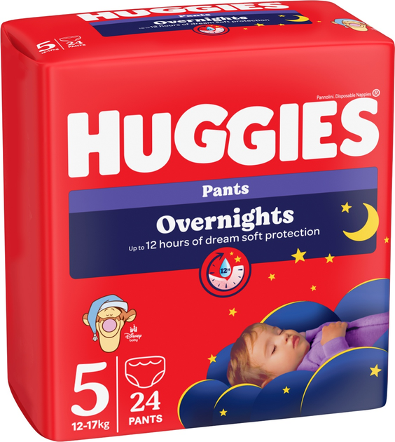 Pieluchomajtki Huggies Overnights rozmiar 5 12-17 kg 4 x 24 szt (5029054251553) - obraz 3