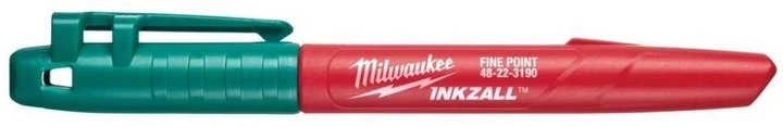 Маркер Milwaukee InkZAll, водостійкий, зелений - Фото 1 Маркер Milwaukee InkZAll, водостійкий, зелений - изображение 1