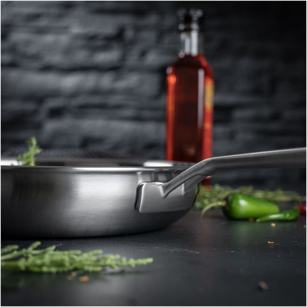 Patelnia Kuhn Rikon Culinary Fiveply bez powłoki 28 cm (7610154385026) - obraz 3