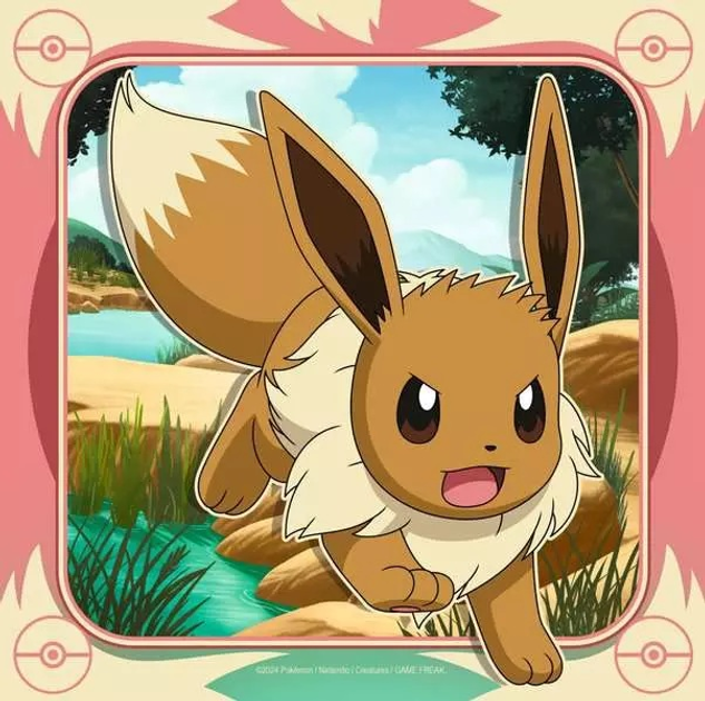 Puzzle Ravensburger Pokemon Pikachu Charizard and Eevee! 3 × 49 elementów 12004062 (4005555040620) - obraz 4