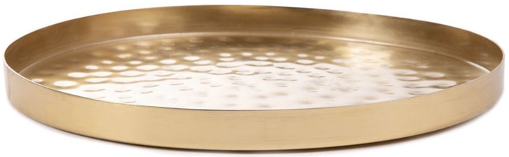 Декоративна таця Homla DRITTO золота 23 x 23 x 1.5 см (5904183859125) - зображення 1