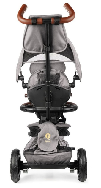 Rowerek trójkołowy Qplay Rito Deluxe Grey (5061047480281) - obraz 4