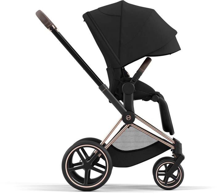 Tekstylny zestaw do wózków Cybex Priam 4.0 Seat Pack Sepia Black Platinum 523000733 (4063846415335) - obraz 3