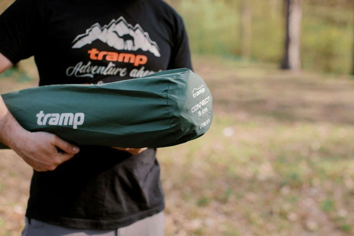 Килимок самонадувний Tramp з можливістю зістібання green 188х66х5 UTRI-004 - Фото 8 Килимок самонадувний Tramp з можливістю зістібання green 188х66х5 UTRI-004 - изображение 8