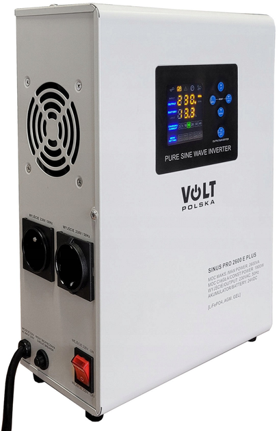 ДБЖ Volt Polska sinusPRO 2600 E Plus 24/230V 1800W/2600VA (3SPM26024M) - зображення 3