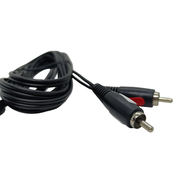 Audio Кабель Cabletech Eco-line jack 3.5 - 2RCA Cable 5м Black - изображение 4