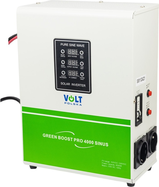 Przetwornica solarna Volt Polska Green Boost Pro 4000 Sinus Bypass (160-500VDC) (3SR3000003) - obraz 2