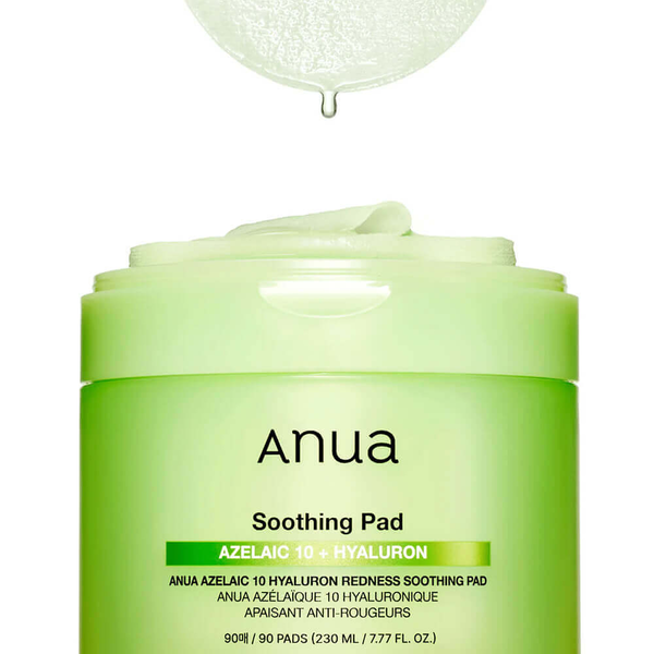 Тонер-пады с азелаиновой кислотой ANUA Azelaic 10 Hyaluron Redness Soothing Pad, 90 шт - Фото 5 Тонер-пады с азелаиновой кислотой ANUA Azelaic 10 Hyaluron Redness Soothing Pad, 90 шт - изображение 5