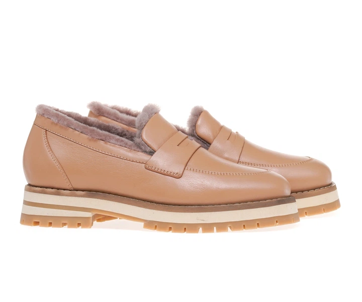 Лофери жіночі Goodboots 777-1600-10/beg A154 39 Бежевий - изображение 2