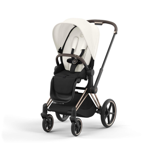 Tekstylny zestaw do wózków Cybex Priam 4.0 Seat Pack Off White Platinum 523000753 (4063846415496) - obraz 2