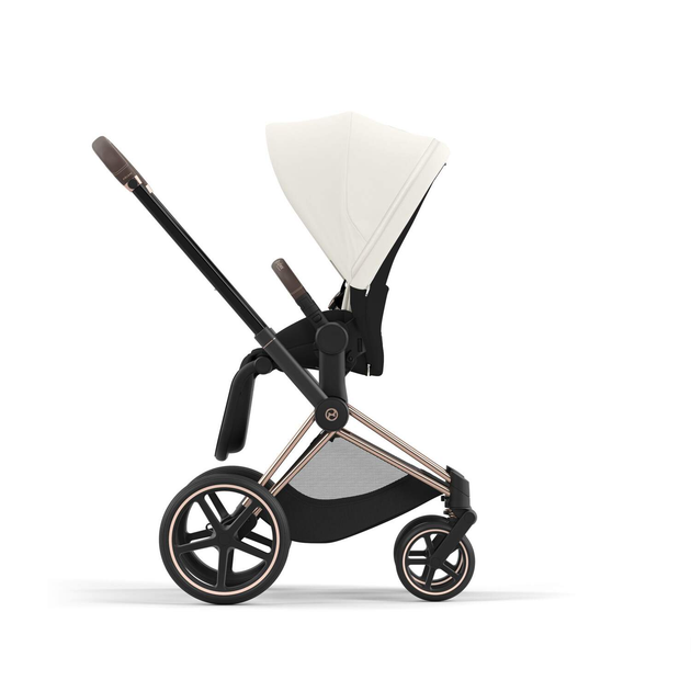 Tekstylny zestaw do wózków Cybex Priam 4.0 Seat Pack Off White Platinum 523000753 (4063846415496) - obraz 3