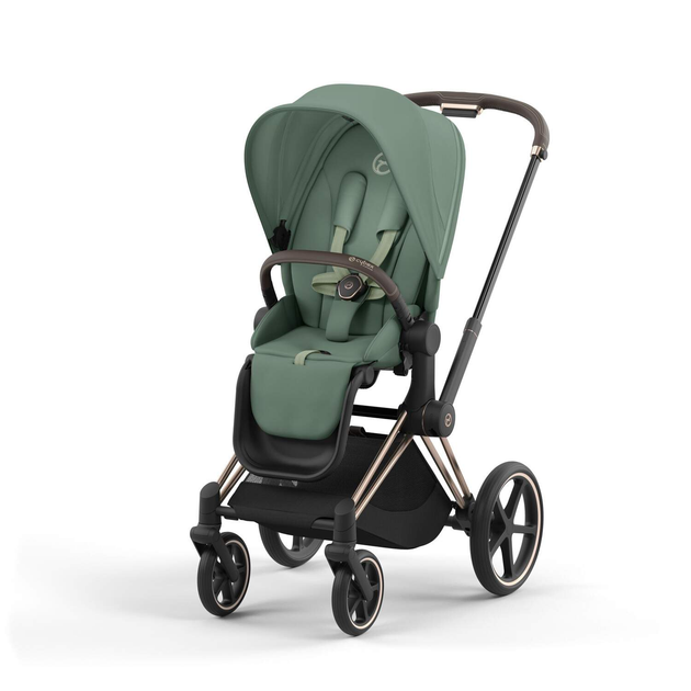 Tekstylny zestaw do wózków Cybex Priam 4.0 Seat Pack Leaf Green Platinum 523000773 (4063846415656) - obraz 2