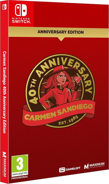 Gra Nintendo Switch Carmen Sandiego 40th Anniversary Edition (Kartridż) (5016488142526) - obraz 1