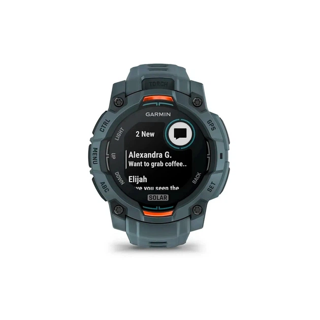 Смарт-часы Garmin Instinct 3, 45mm, Solar, Twilight Bezel w/Twilight Band, GPS (m485650) - изображение 2