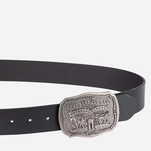 Ремінь чоловічий з натуральної шкіри Levi`s 914109033 42 (126 см) Чорний ( 1159845293) - Фото 3 Ремінь чоловічий з натуральної шкіри Levi`s 914109033 42 (126 см) Чорний ( 1159845293) - зображення 3