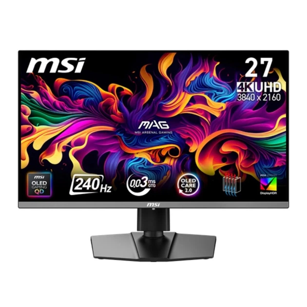 Монитор MSI MAG 272UP QD-OLED X24 (m493170) - Фото 1 Монитор MSI MAG 272UP QD-OLED X24 (m493170) - изображение 1