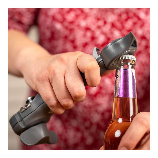 Otwieracz wielofunkcyjny Kuhn Rikon Auto Safety Master Opener szary (705475242770) - obraz 2