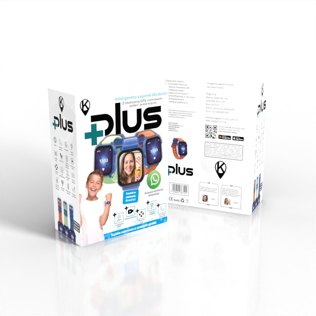 Дитячий смарт-годинник Kidiz Plus Blue (5906800867124) - зображення 4
