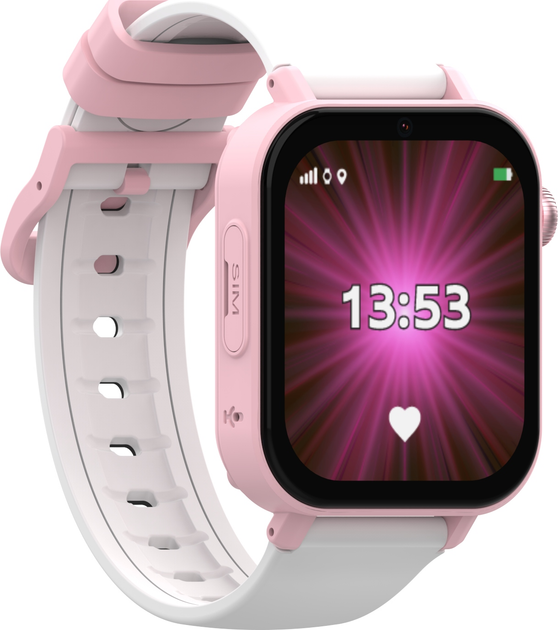 Дитячий смарт-годинник Kidiz Plus Pink (5906800867131) - зображення 1
