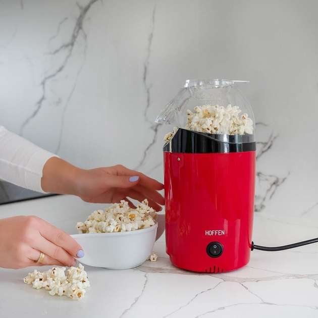 Maszyna do popcornu Hoffen 1200 W Czerwona - obraz 5