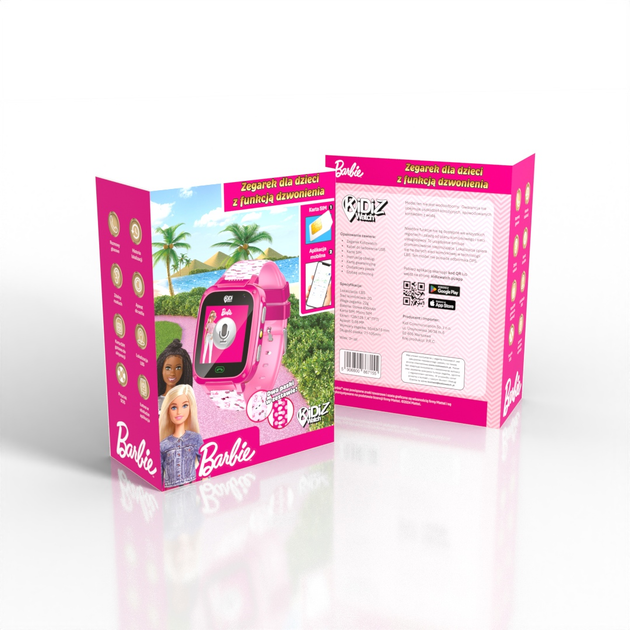Дитячий смарт-годинник Kidiz Barbie (5906800867155) - зображення 4