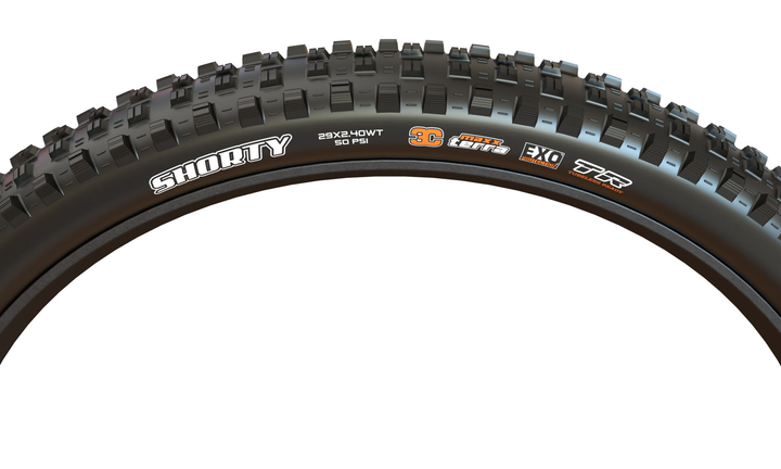 Покришка Maxxis Shorty 29X2.40WT TPI-120X2 Foldable 3CG/DD/TR (1052-ETB00312200) - зображення 3
